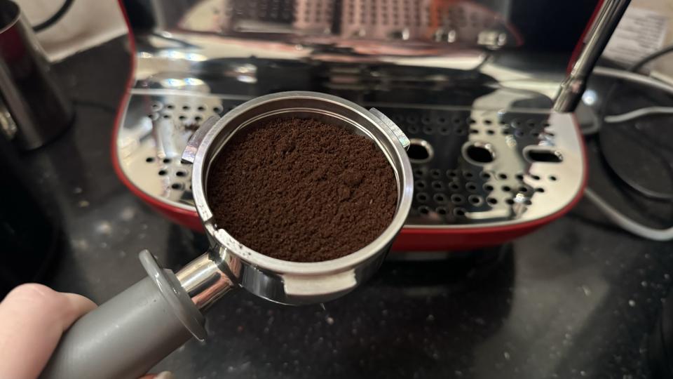 Cafetera Espresso Manual estilo años 50