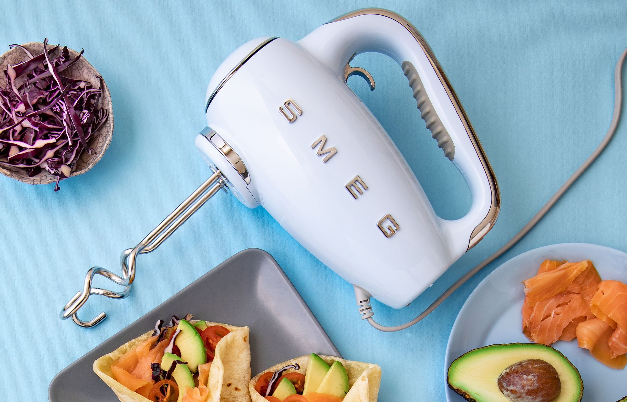 Batidora de varillas Smeg 50's style